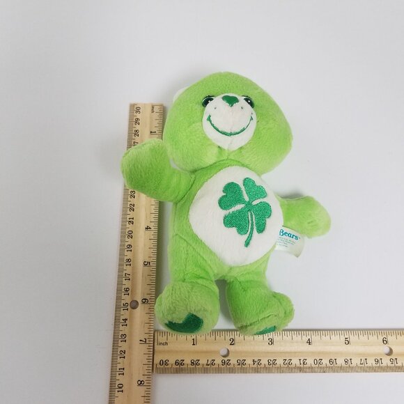2003 Good Luck Shamrock Care Bears Play Along small mini plush stuffed animal - Picture 14 of 14